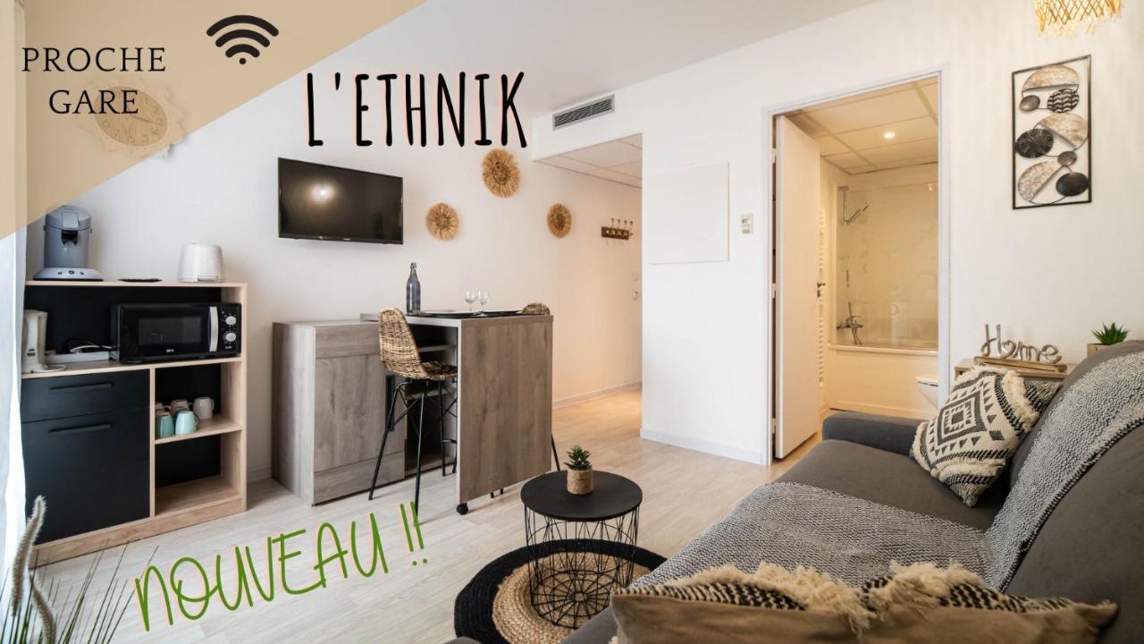 L'Ethnik--Studio Tout Confort--Clim--Parking--Wifi 루르드 외부 사진